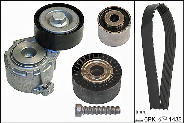 Schaeffler Ina Keilrippenriemensatz [Hersteller-Nr. 529010710] für Citroën, Peugeot, Fiat