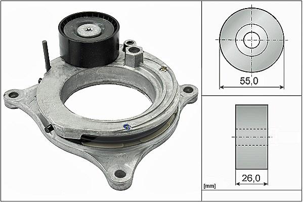 Schaeffler Ina Spannarm, Keilrippenriemen [Hersteller-Nr. 534059810] für Alpina, BMW