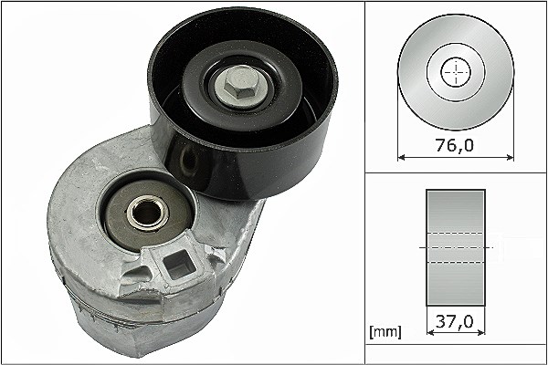 Schaeffler Ina Riemenspanner, Keilrippenriemen [Hersteller-Nr. 534003110] für Ford