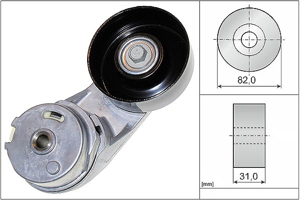 Schaeffler Ina Spannarm, Keilrippenriemen [Hersteller-Nr. 534037210] für Chevrolet, Opel, Vauxhall, Saab, Pontiac
