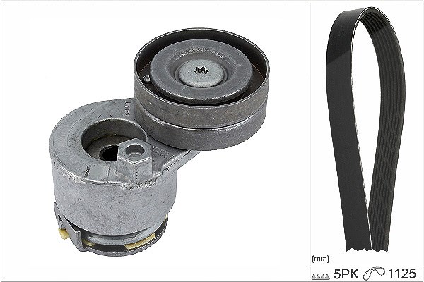 Schaeffler Ina Keilrippenriemensatz [Hersteller-Nr. 529042710] für Vauxhall, Volvo, Nissan, Renault, Opel