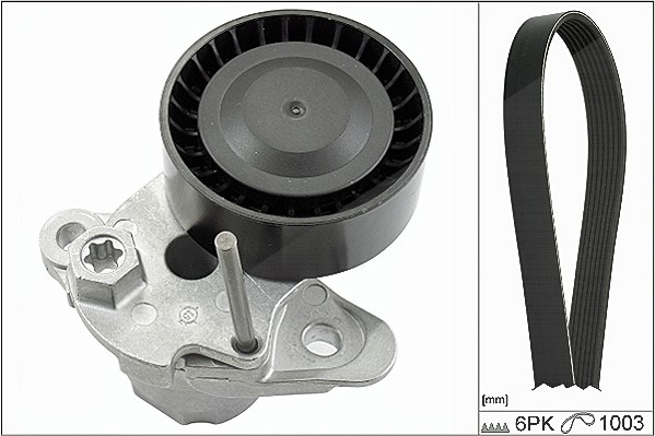 Schaeffler Ina Keilrippenriemensatz [Hersteller-Nr. 529015910] für VW, Skoda, Seat, Audi, Ford