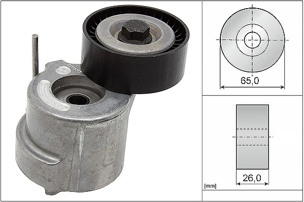 Schaeffler Ina Spannarm, Keilrippenriemen [Hersteller-Nr. 534040410] für Alfa Romeo, Lancia, Jeep, Opel, Fiat, Suzuki, Vauxhall, Saab, Chrysler, Cadil