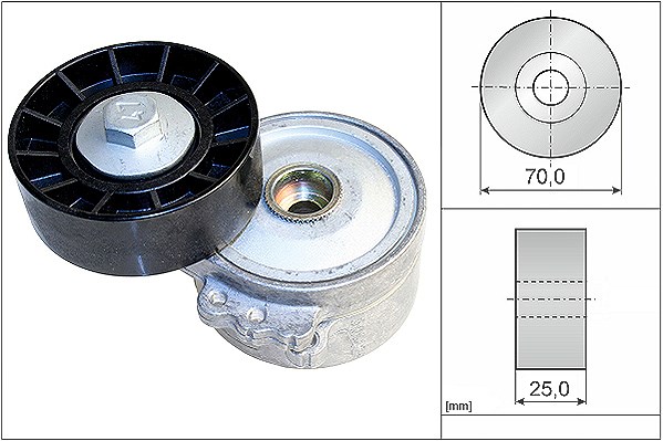 Schaeffler Ina Spannarm, Keilrippenriemen [Hersteller-Nr. 534033410] für Volvo, Fiat, Peugeot, Citroën, Ford, Lancia