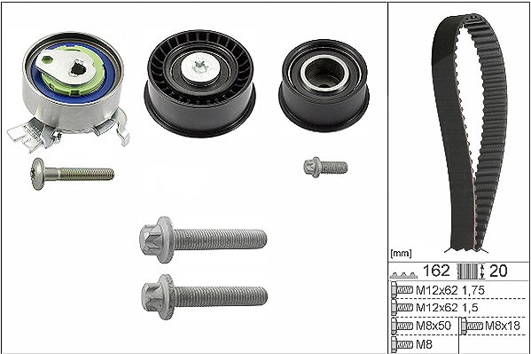 Schaeffler Ina Zahnriemensatz [Hersteller-Nr. 530044310] für Chevrolet, Opel, Vauxhall