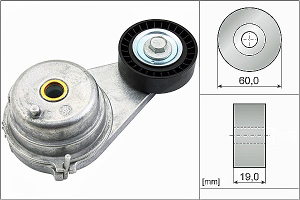 Schaeffler Ina Spannarm, Keilrippenriemen [Hersteller-Nr. 534054110] für Smart