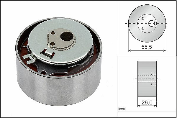 Schaeffler Ina Spannrolle, Zahnriemen [Hersteller-Nr. 531077810] für Lancia, Zastava, Fiat, Chrysler, Alfa Romeo, Ford, Tata
