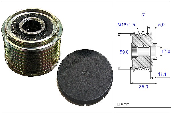 Schaeffler Ina Generatorfreilauf [Hersteller-Nr. 535015910] für Ford