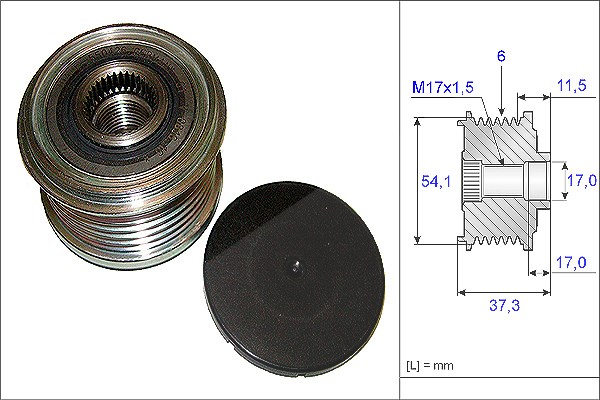 Schaeffler Ina Generatorfreilauf [Hersteller-Nr. 535014910] für Peugeot, Lancia, Fiat, Citroën