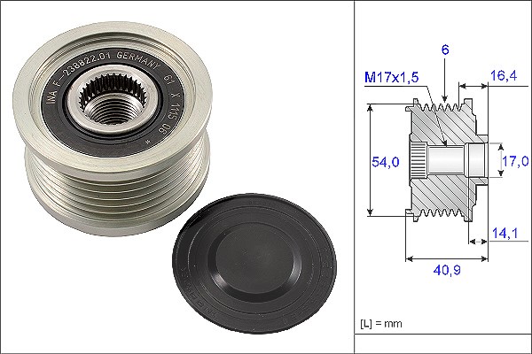 Schaeffler Ina Generatorfreilauf [Hersteller-Nr. 535011210] für Lancia, Vauxhall, Saab, Alfa Romeo, Fiat, Opel