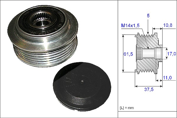 Schaeffler Ina Generatorfreilauf [Hersteller-Nr. 535010710] für Alfa Romeo, Fiat