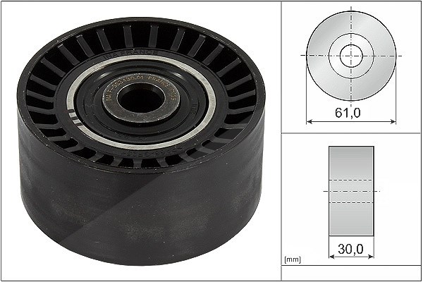 Schaeffler Ina Umlenk-/Führungsrolle, Zahnriemen [Hersteller-Nr. 532062410] für Ds, Mitsubishi, Mazda, Opel, Vauxhall, Ford, Peugeot, Toyota, Citroën,