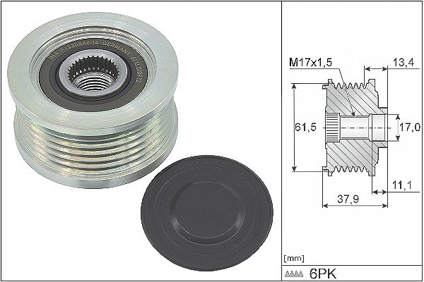 Schaeffler Ina Generatorfreilauf [Hersteller-Nr. 535002310] für Lancia, Fiat, Alfa Romeo