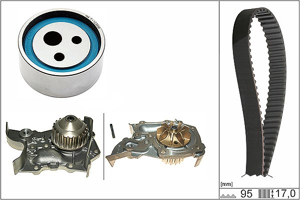 Schaeffler Ina Wasserpumpe + Zahnriemensatz [Hersteller-Nr. 530001832] für Renault