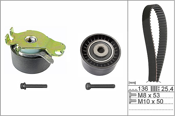 Schaeffler Ina Zahnriemensatz [Hersteller-Nr. 530023610] für Citroën, Peugeot