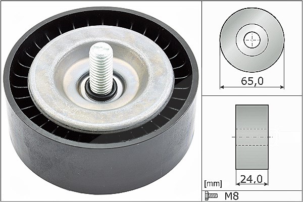 Schaeffler Ina Umlenk-/Führungsrolle, Keilrippenriemen [Hersteller-Nr. 532078210] für Ford
