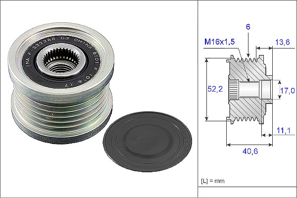 Schaeffler Ina Generatorfreilauf [Hersteller-Nr. 535004410] für Nissan