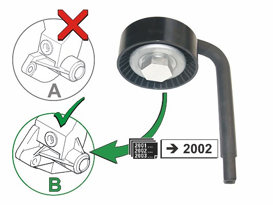 Schaeffler Ina Spannrolle, Keilrippenriemen [Hersteller-Nr. 531079010] für Land Rover, BMW, Opel