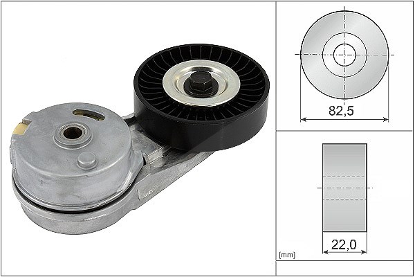 Schaeffler Ina Spannarm, Keilrippenriemen [Hersteller-Nr. 534012430] für Cadillac, Saab, Opel, Alfa Romeo, Fiat, Vauxhall, Chevrolet