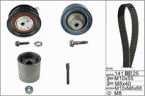Schaeffler Ina Zahnriemensatz [Hersteller-Nr. 530036110] für Audi, Skoda, Seat, VW