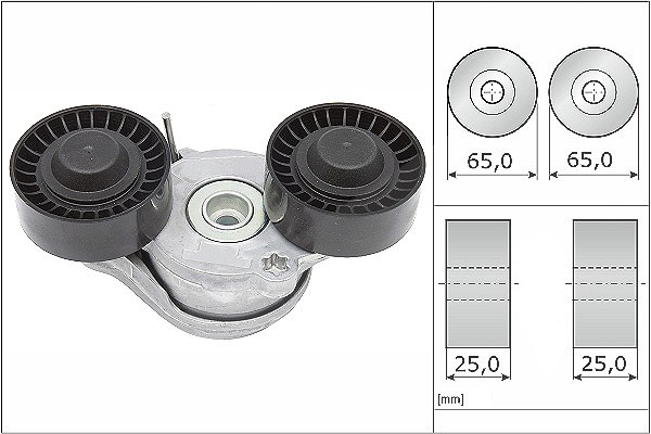 Schaeffler Ina Spannarm, Keilrippenriemen [Hersteller-Nr. 534069610] für Land Rover, Jaguar