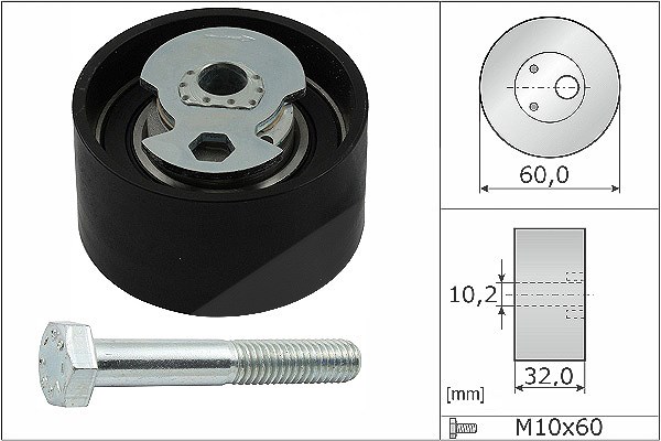 Schaeffler Ina Spannrolle, Zahnriemen [Hersteller-Nr. 531050410] für Ldv, Ford