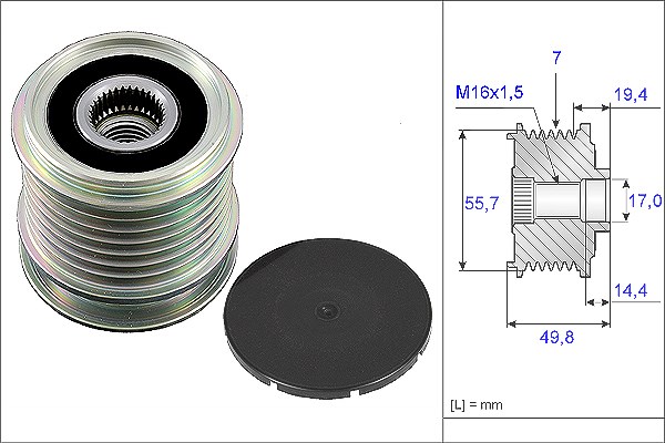 Schaeffler Ina Generatorfreilauf [Hersteller-Nr. 535016510] für Mercedes-Benz