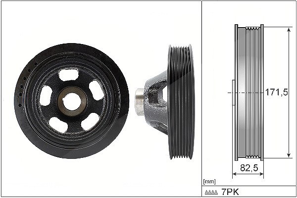 Schaeffler Ina Riemenscheibe, Kurbelwelle [Hersteller-Nr. 544014410] für Mercedes-Benz