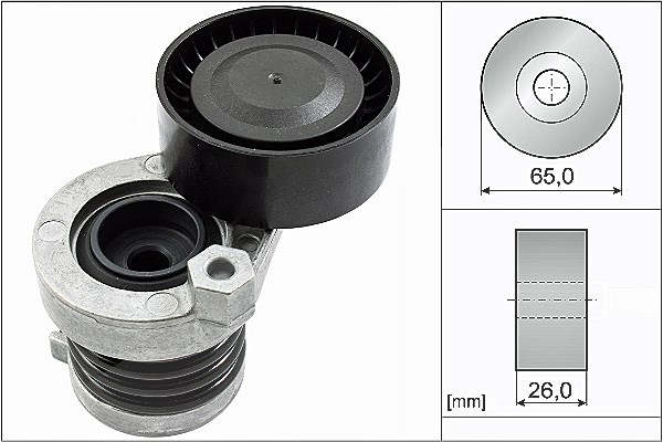Schaeffler Ina Spannarm, Keilrippenriemen [Hersteller-Nr. 534055110] für Mercedes-Benz, Nissan, Dacia, Renault
