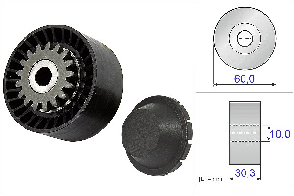 Schaeffler Ina Spannrolle, Keilrippenriemen [Hersteller-Nr. 531081110] für Renault