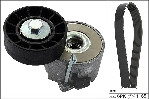 Schaeffler Ina Keilrippenriemensatz [Hersteller-Nr. 529026710] für Fiat, Peugeot, Citroën