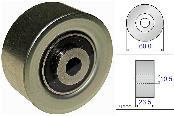 Schaeffler Ina Umlenk-/Führungsrolle, Keilrippenriemen [Hersteller-Nr. 532056110] für Peugeot, Citroën