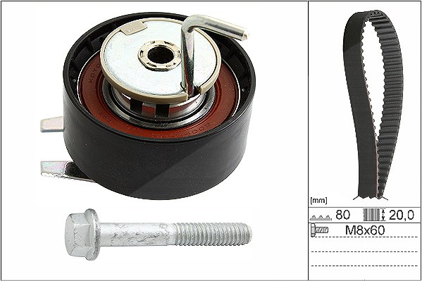 Schaeffler Ina Zahnriemensatz [Hersteller-Nr. 530069210] für Peugeot, Land Rover, Jaguar, Citroën