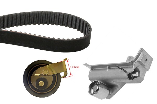 Schaeffler Ina Zahnriemensatz [Hersteller-Nr. 530006710] für Audi, Skoda, Seat, VW