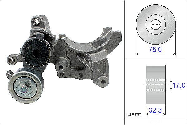 Schaeffler Ina Spannarm, Keilrippenriemen [Hersteller-Nr. 534045210] für Toyota