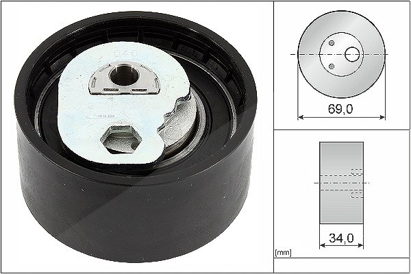 Schaeffler Ina Spannrolle, Zahnriemen [Hersteller-Nr. 531094110] für Iveco, Fiat