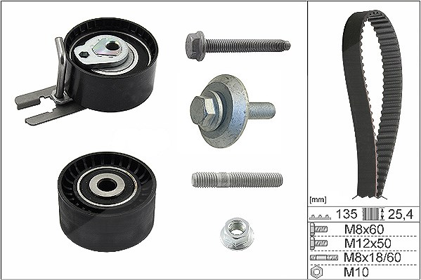 Schaeffler Ina Zahnriemensatz [Hersteller-Nr. 530036910] für Suzuki, Citroën