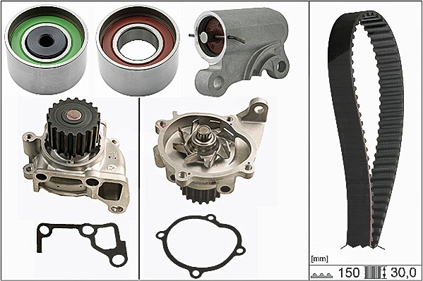 Schaeffler Ina Wasserpumpe + Zahnriemensatz [Hersteller-Nr. 530051930] für Mazda