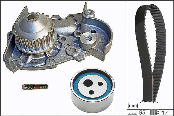 Schaeffler Ina Wasserpumpe + Zahnriemensatz [Hersteller-Nr. 530001831] für Renault