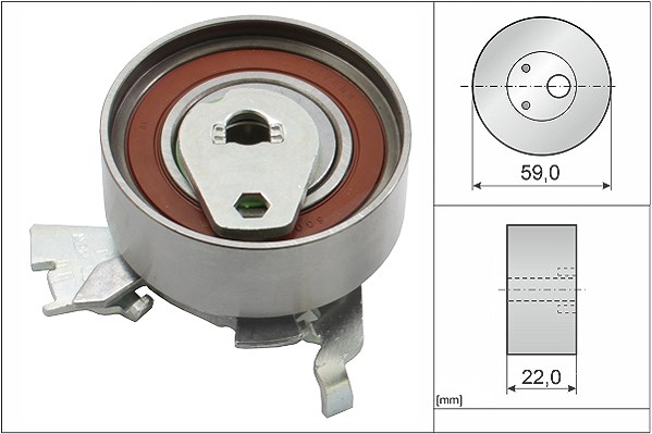 Schaeffler Ina Spannrolle, Zahnriemen [Hersteller-Nr. 531027330] für Holden, Opel, Vauxhall, Chevrolet