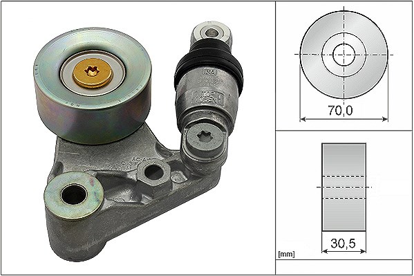 Schaeffler Ina Spannarm, Keilrippenriemen [Hersteller-Nr. 534062910] für Nissan
