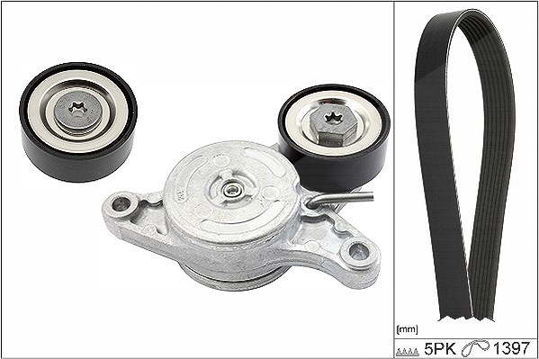 Schaeffler Ina Keilrippenriemensatz [Hersteller-Nr. 529018010] für Mini