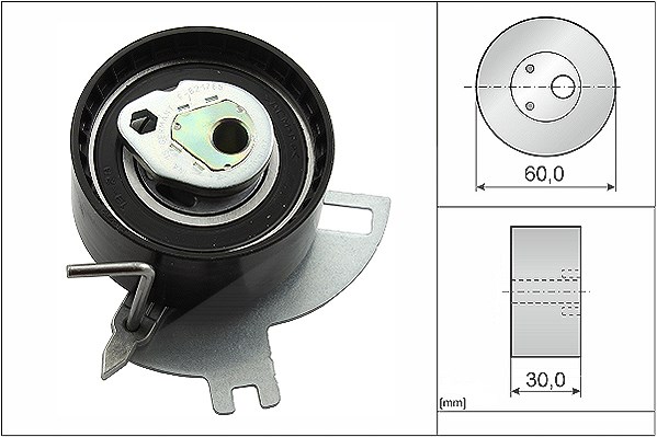 Schaeffler Ina Spannrolle, Zahnriemen [Hersteller-Nr. 531088510] für Citroën, Fiat, Ford, Vauxhall, Land Rover, Toyota, Peugeot, Opel, Ford Usa, Ds, M