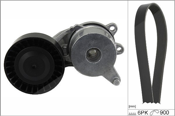 Schaeffler Ina Keilrippenriemensatz [Hersteller-Nr. 529026810] für Toyota, Peugeot, Citroën