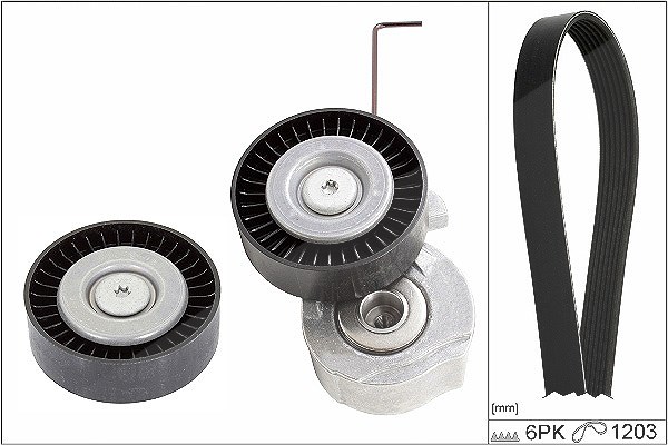 Schaeffler Ina Keilrippenriemensatz [Hersteller-Nr. 529032010] für Volvo