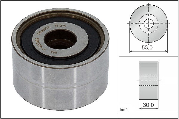 Schaeffler Ina Umlenk-/Führungsrolle, Zahnriemen [Hersteller-Nr. 532088510] für Vauxhall, Opel