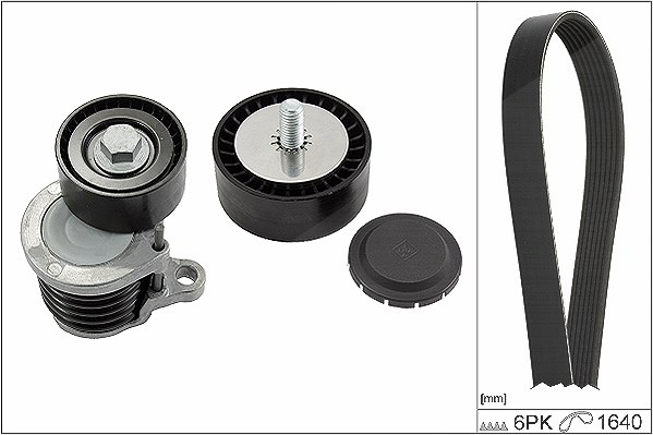 Schaeffler Ina Keilrippenriemensatz [Hersteller-Nr. 529023810] für Mercedes-Benz