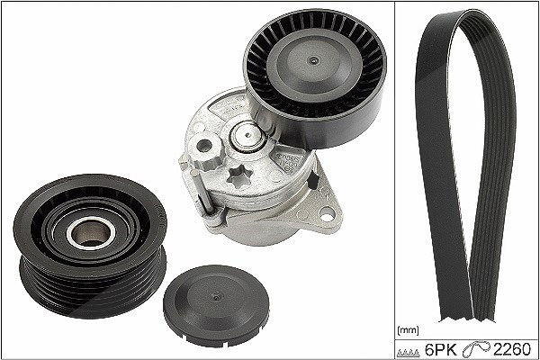 Schaeffler Ina Keilrippenriemensatz [Hersteller-Nr. 529045010] für Mercedes-Benz