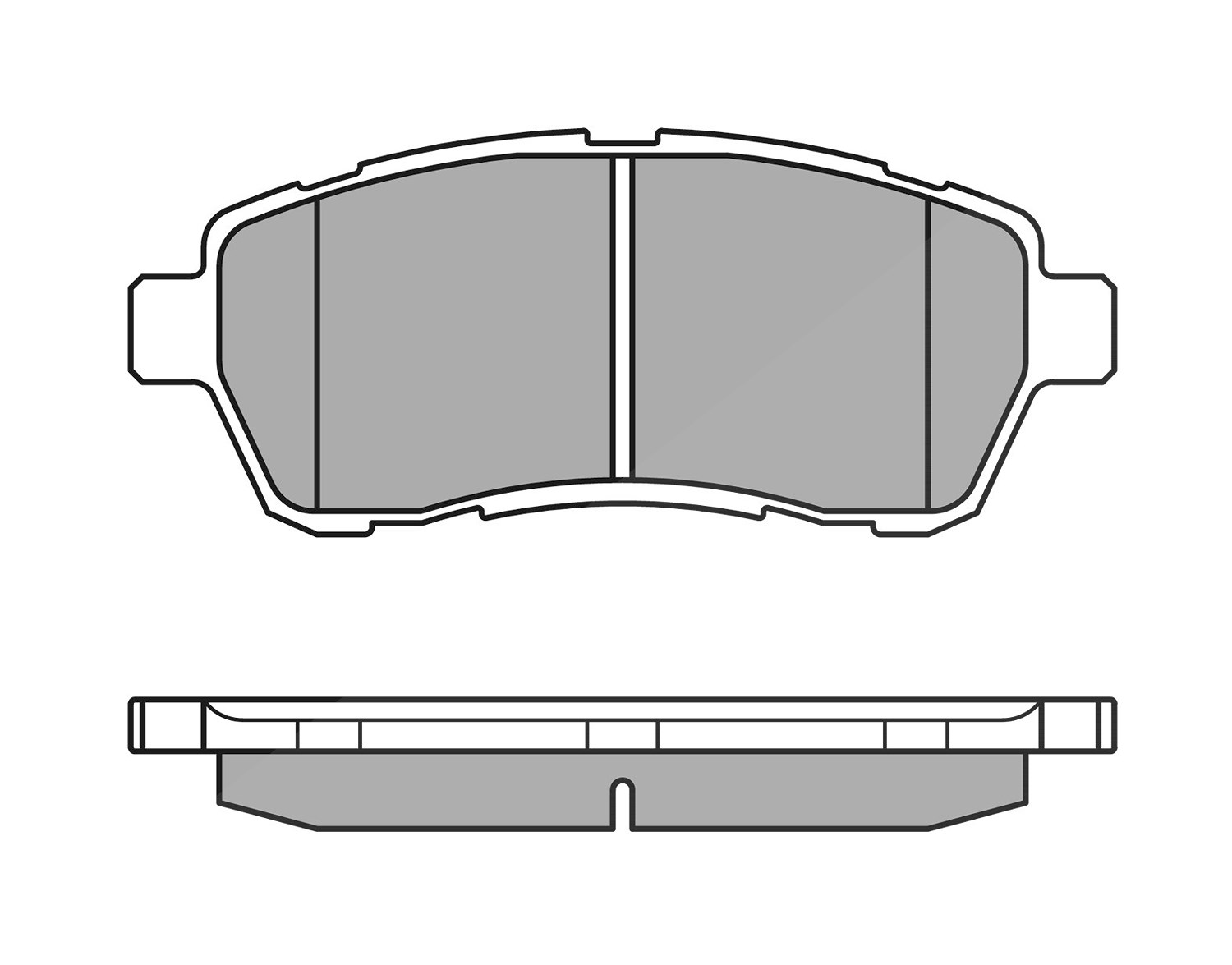 Meyle Bremsbelagsatz, Scheibenbremse [Hersteller-Nr. 0252428316/W] für Suzuki, Subaru, Ford, Mazda, Daihatsu