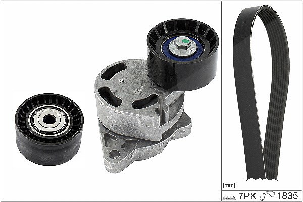 Schaeffler Ina Keilrippenriemensatz [Hersteller-Nr. 529043810] für Nissan, Vauxhall, Opel, Renault